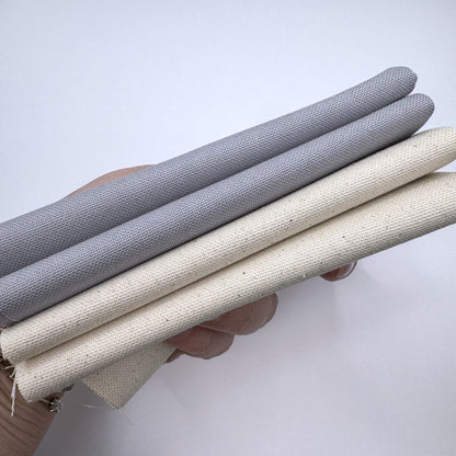 Stoff zum Sticken, Stoffpaket "Grau/Natur"