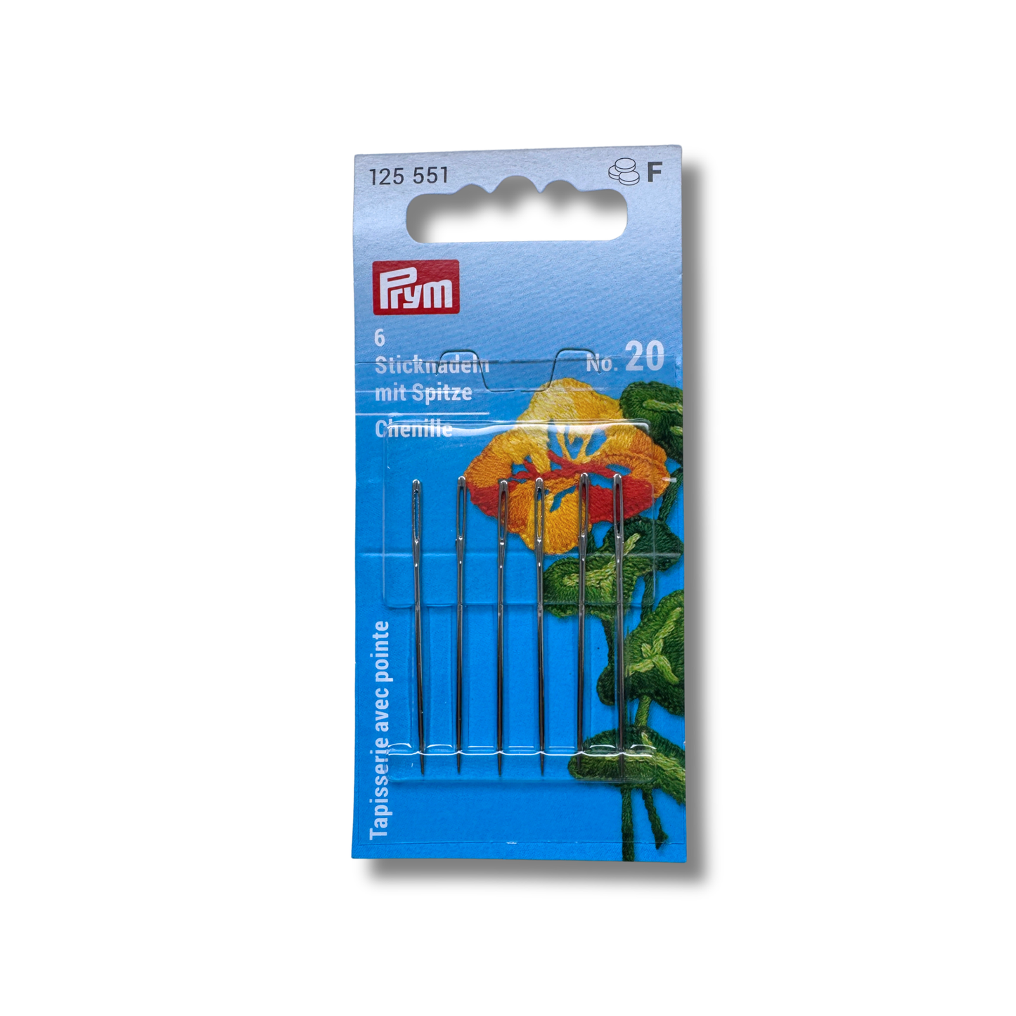 Sticknadeln, Prym Nadeln zum Sticken No. 20