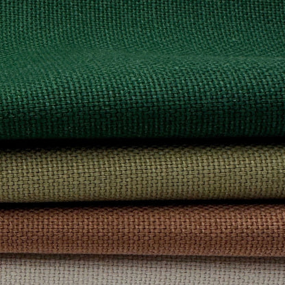 Stoff zum Sticken, Stoffpaket "Tannengrün/Beige/Zimt"
