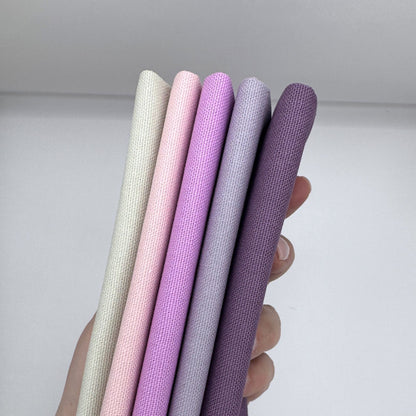 Stoff zum Sticken, Stoffpaket "Pastellrosa/Pastellflieder/Beige"