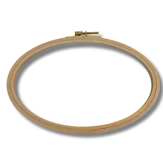 Stickring Oval, Stickrahmen Oval, Stickring 14,8 cm x 22,5 cm