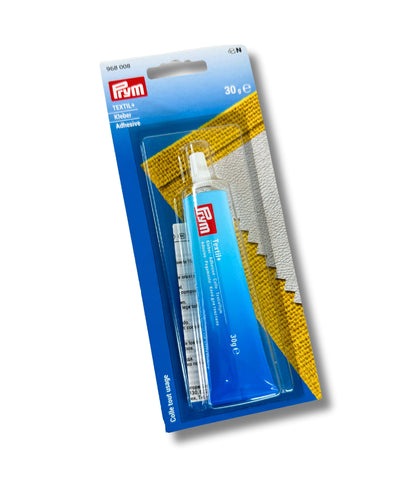 Kleber zum Verkleben der fertigen Stickringe, Textilkleber Plus von Prym, 30g