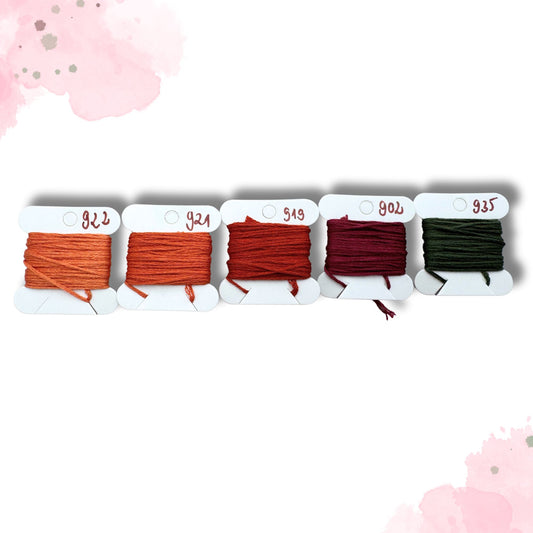 Shop Goodie Mini Stickgarn Palette #5 "Pumpkin Spice" Geschenkartikel nur bei Bestellungen ab 50 €, nicht einzeln bestellbar