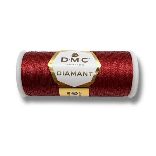 Metall Stickgarn, DMC Diamant, Garn "Rot"