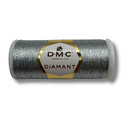 Metall Stickgarn, DMC Diamant, Garn "Silber"