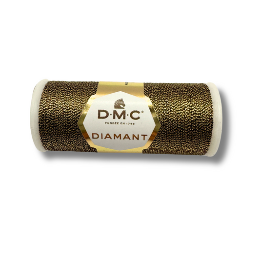 Metall Stickgarn DMC, Diamant Garn "Gold/Schwarz"