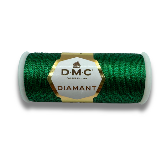 Metall Stickgarn DMC, Diamant Garn "Grün"