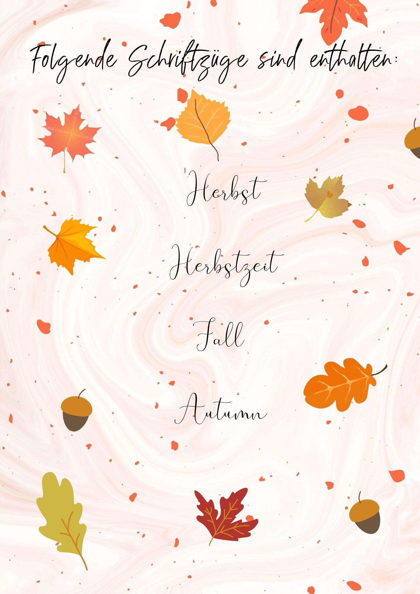 Stickkit, Set zum Sticken "Herbstkranz"