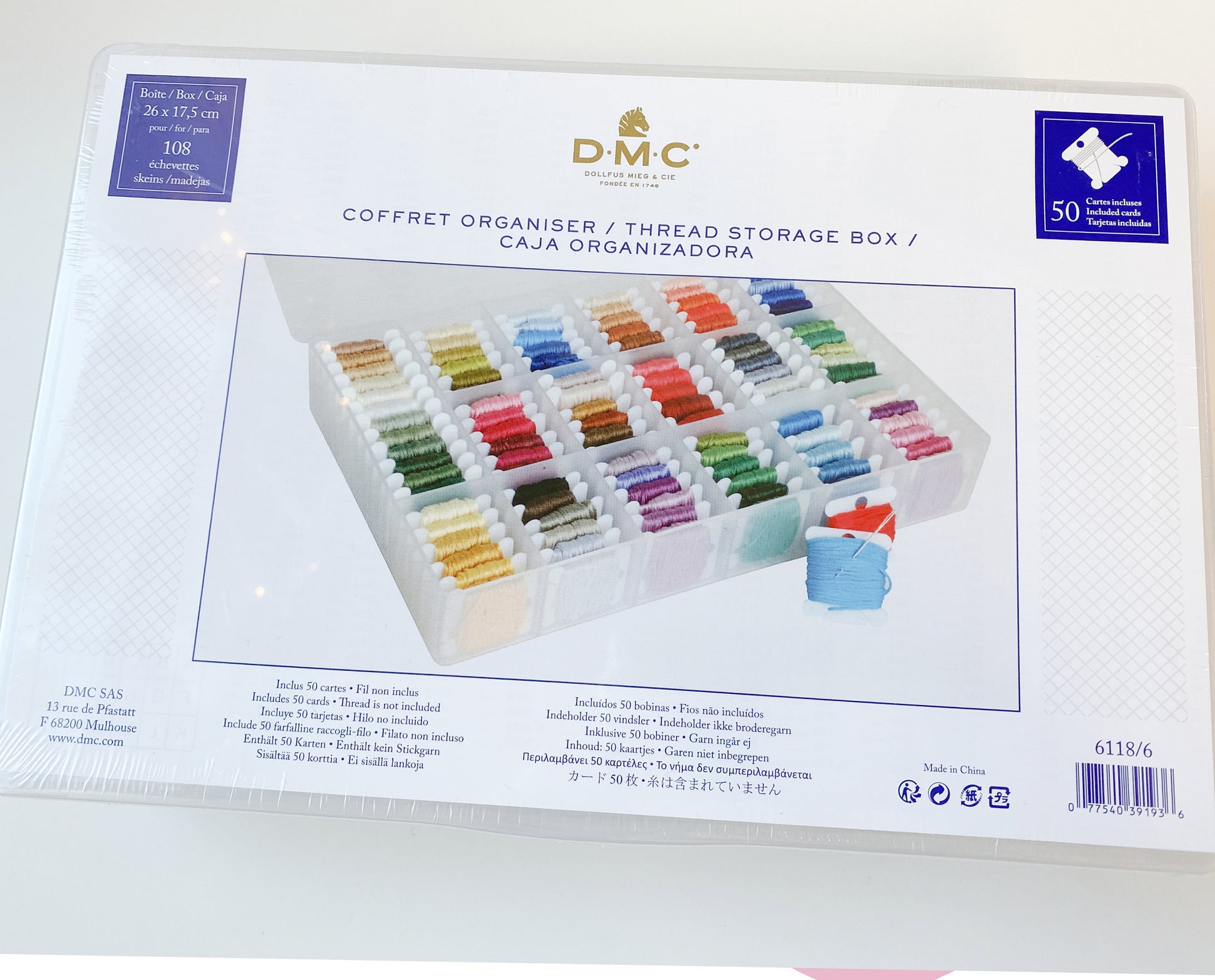 aufbewahrung stickgarn DMC Garnbox, DMC Box, Stickgarn Box, Stickgarn Aufbewahrung – Embroideryloversteffi