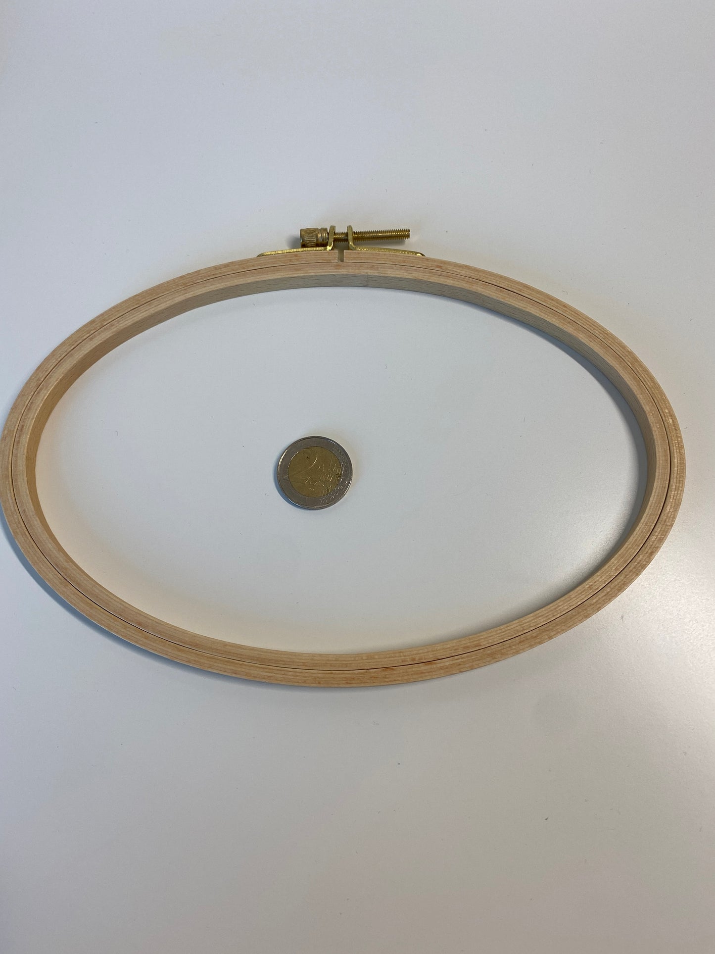 Stickring Oval, Stickrahmen Oval, Stickring 14,8 cm x 22,5 cm