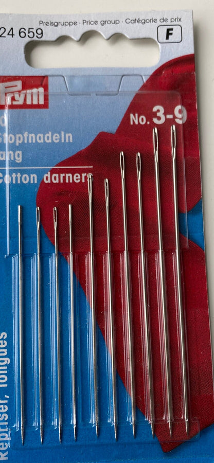 Lange Nadeln perfekt zum Sticken, Nadeln 3-9, Sticknadeln